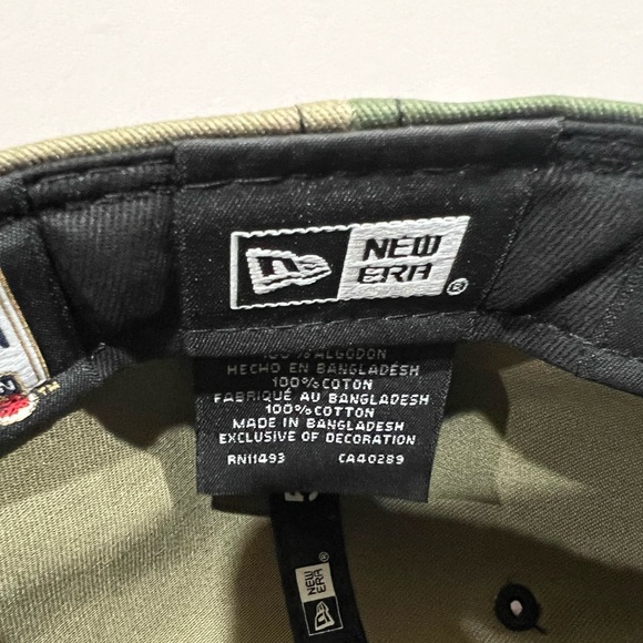 New Era, 59Fifty Fitted Hat, Los Angeles Dodgers, 75th World Series, Camouflage - Picture 9 of 10